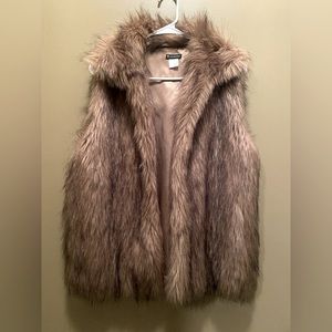 New Directions Faux Fur Vest